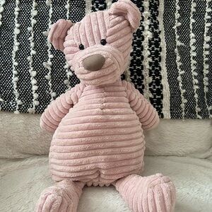 Jellycat Pink Corduroy Bear Stuffed Animal
